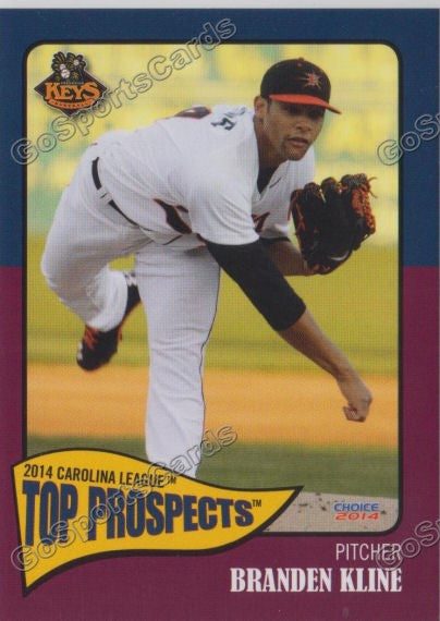 2014 Carolina League Top Prospect Branden Kline