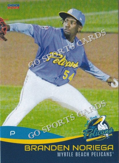 2023 Myrtle Beach Pelicans Branden Noriega