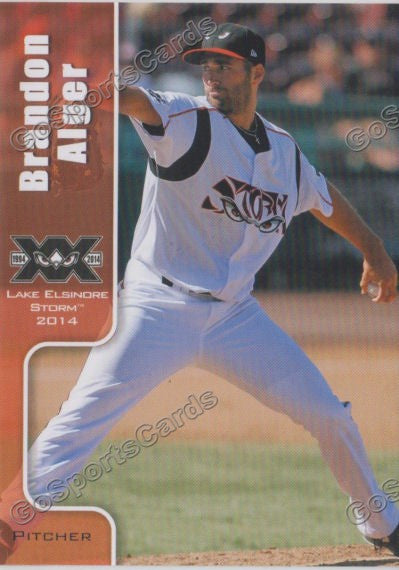 2014 Lake Elsinore Storm Brandon Alger