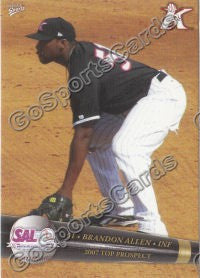 2007 South Atlantic League Top Prospects Brandon Allen