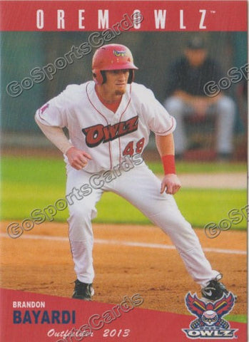 2013 Orem Owlz Brandon Bayardi