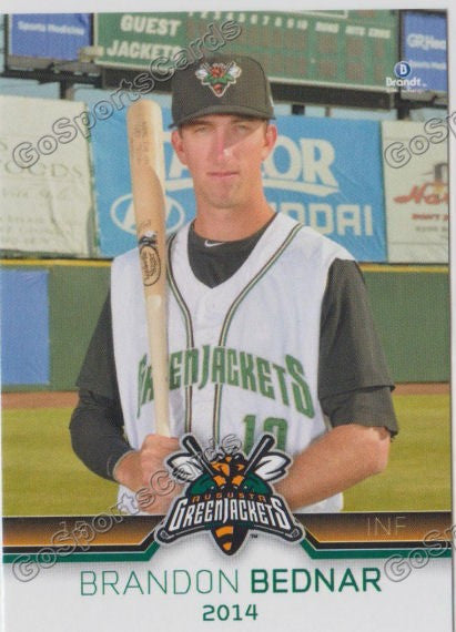 2014 Augusta Greenjackets Brandon Bednar