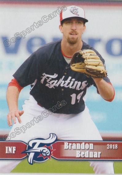 2018 Reading Fightin Phils Brandon Bednar