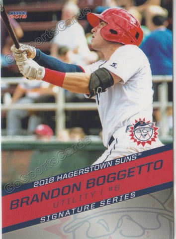 2018 Hagerstown Suns Branden Boggetto