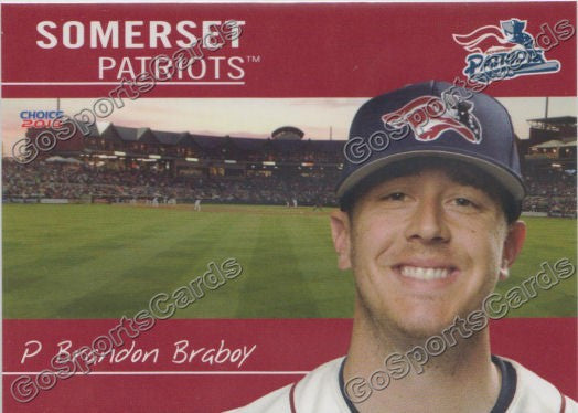 2013 Somerset Patriots Brandon Braboy