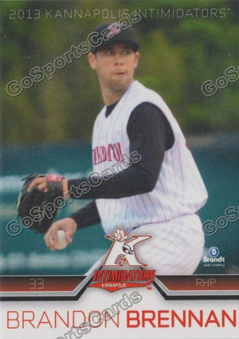 2013 Kannapolis Intimidators Brandon Brennan