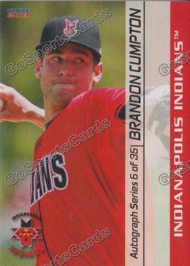2013 Indianapolis Indians Brandon Cumpton