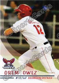 2010 Orem Owlz Brandon Decker