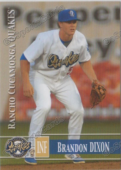 2014 Rancho Cucamonga Quakes Brandon Dixon