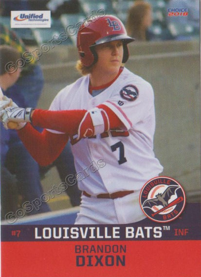 2018 Louisville Bats Brandon Dixon