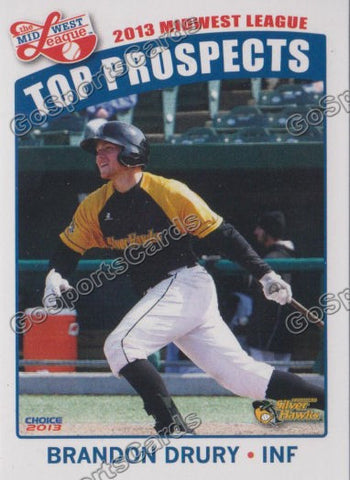 2013 MidWest League Top Prospect Brandon Drury