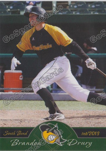 2013 South Bend Silverhawks Brandon Drury