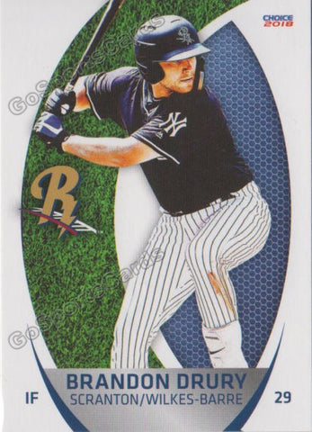 2018 Scranton Wilkes Barre RailRiders Brandon Drury