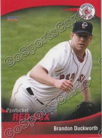 2012 Pawtucket Red Sox Brandon Duckworth
