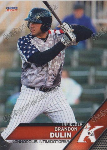 2017 Kannapolis Intimidators Brandon Dulin
