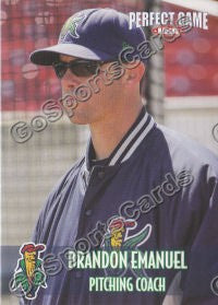 2008 Cedar Rapids Kernels Brandon emanuel