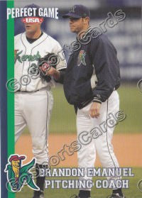 2009 Cedar Rapids Kernels Brandon Emanuel