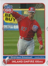 2012 Inland Empire 66ers Brandon Emanuel