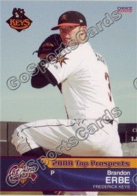 2008 Carolina League Top Prospects Brandon Erbe
