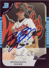 Brandon Erbe 2005 Bowman Draft Picks #48 (Autograph)