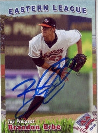 Brandon Erbe 2009 Eastern League Top Prospect (Autograph)