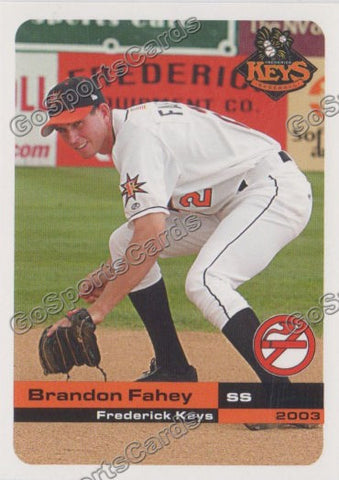 2003 Frederick Keys SGA Brandon Fahey