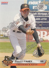2004 Frederick Keys SGA Brandon Fahey