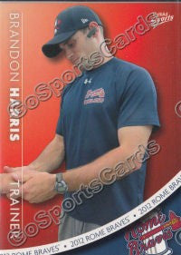 2012 Rome Braves Brandon Harris