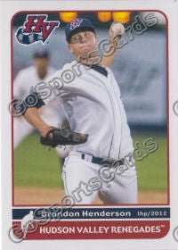 2012 Hudson Valley Renegades Brandon Henderson