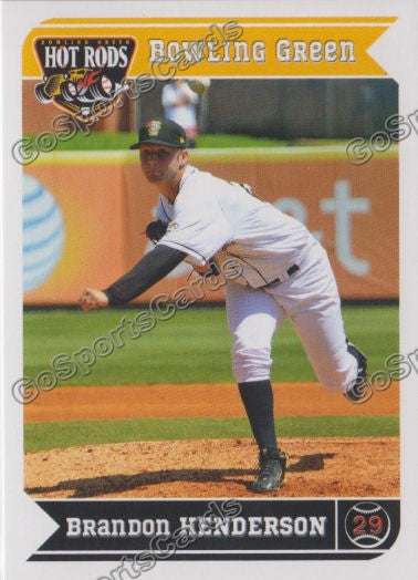 2013 Bowling Green Hot Rods Brandon Henderson