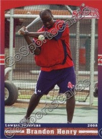 2008 Lowell Spinners Brandon Henry