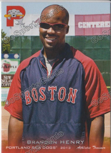 2013 Portland Sea Dogs Brandon Henry