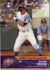 2008 Carolina League Top Prospects Brandon Hicks