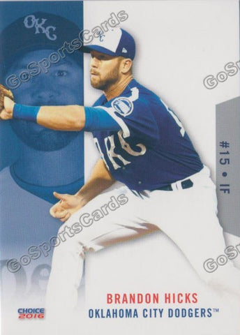 2016 Oklahoma City Dodgers Brandon Hicks