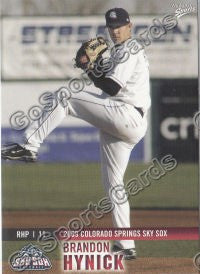 2009 Colorado Springs Sky Sox Brandon Hynick