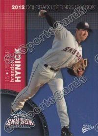 2012 Colorado Springs Sky Sox Brandon Hynick