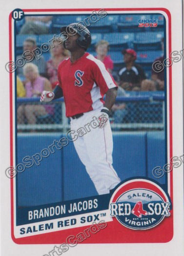2013 Salem Red Sox Brandon Jacobs