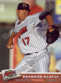 2009 Great Falls Voyagers Branch Brandon Kloess