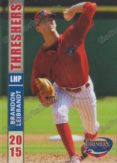 2015 Clearwater Threshers Brandon Leibrandt