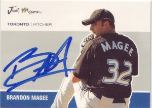 Brandon Magee 2007 Just Autographs #28 (Autograph)