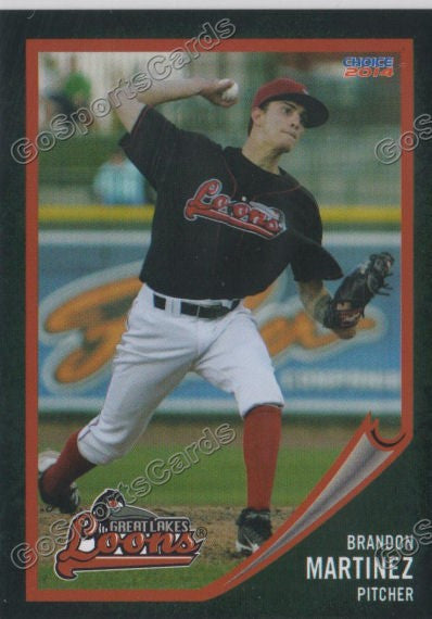 2014 Great Lakes Loons Brandon Martinez