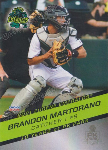 2021 Eugene Emeralds Brandon Martorano