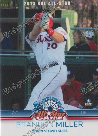 2013 South Atlantic League All Star SAL ND Brandon Miller