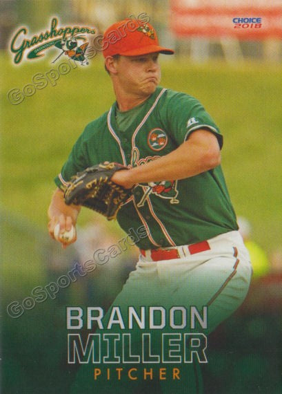 2018 Greensboro Grasshoppers Brandon Miller