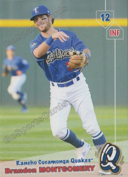 2019 Rancho Cucamonga Quakes Brandon Montgomery