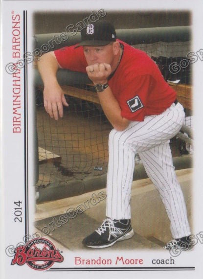 2014 Birmingham Barons Brandon Moore