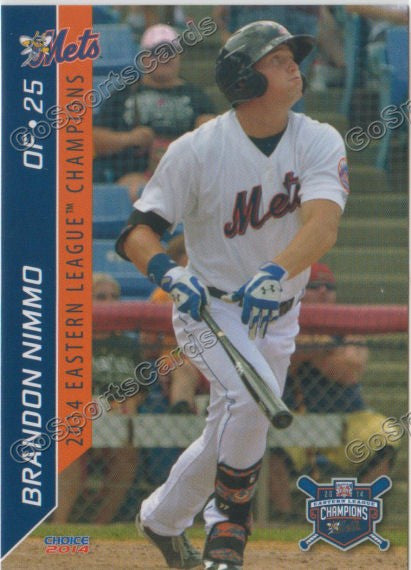 2014 Binghamton Mets Champions Brandon Nimmo