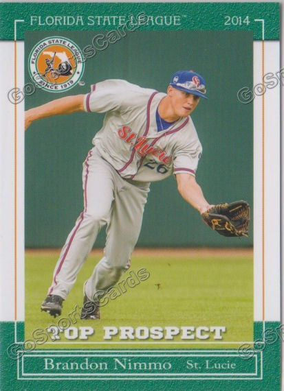 2014 Florida State League Top Prospect Brandon Nimmo
