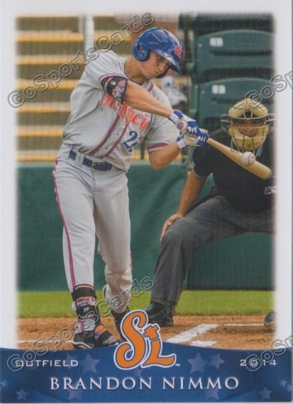 2014 St Lucie Mets Brandon Nimmo