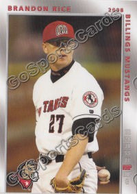 2008 Billings Mustangs Brandon Rice